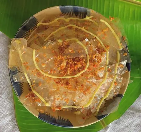 Hình ảnh Bánh Tráng Trộn Hành Phi