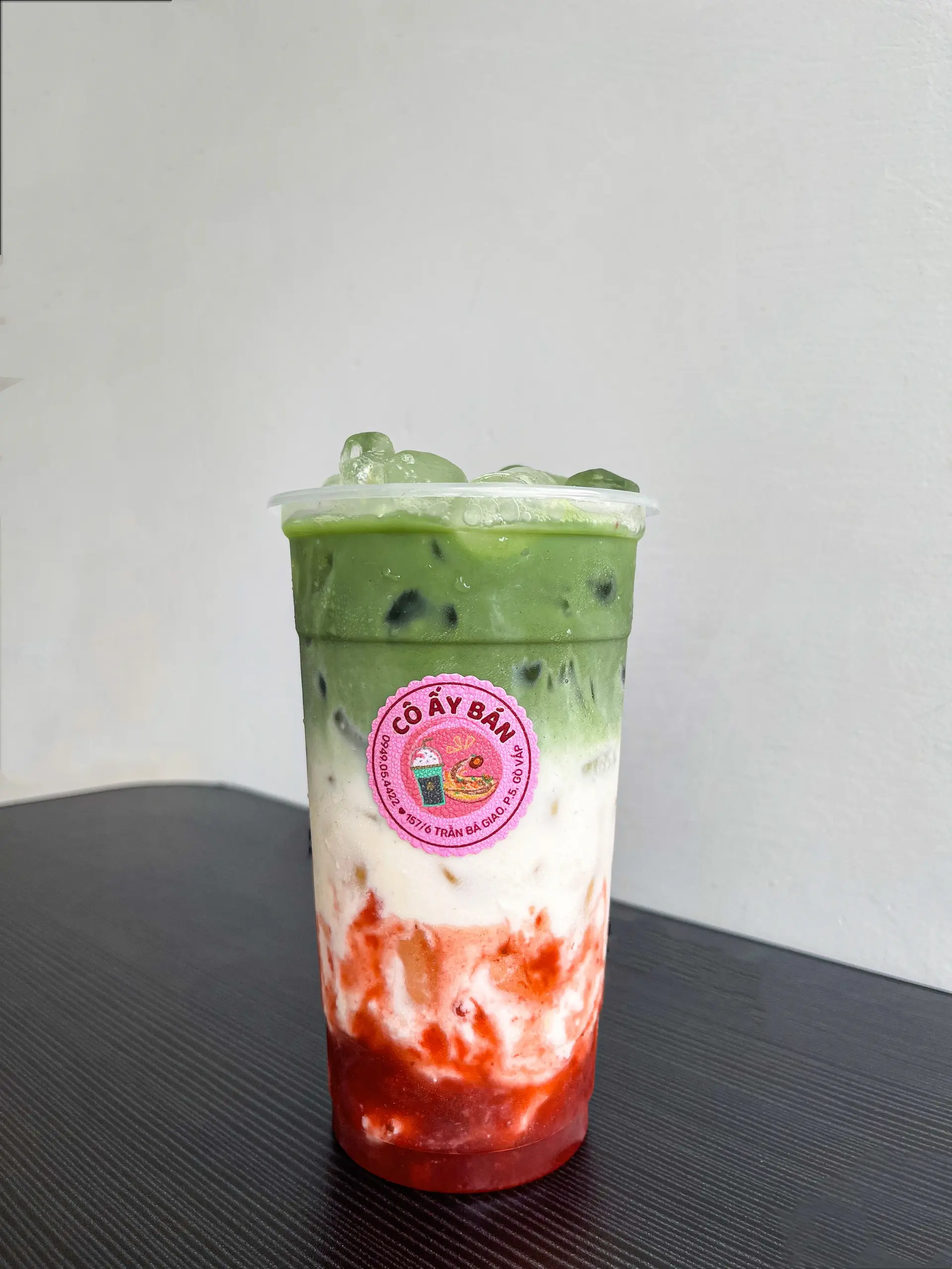 Hình ảnh Matcha Latte Dâu 