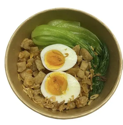 Hình ảnh Mì trộn tốp mỡ