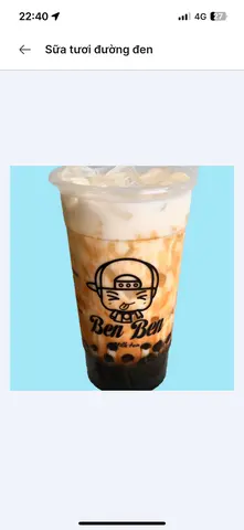 Hình ảnh sữa tươi đường đen