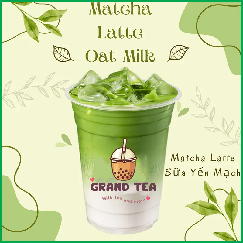 Hình ảnh Matcha Latte Sữa Yến Mạch (Oat Milk)