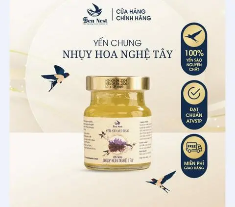 Hình ảnh Yến chưng nhụy hoa nghệ tây