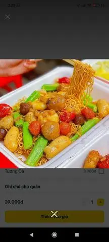 Hình ảnh Mì xào cá viên 