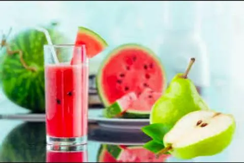 Hình ảnh Nước ép ổi - dưa hấu