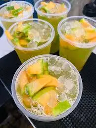 Hình ảnh Nước ép dưa lưói mix với 1 loại trái cây
