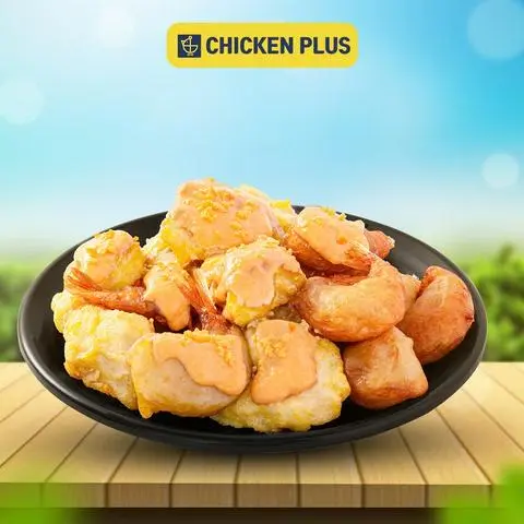 Hình ảnh Gà Tôm Chiên Xốt Hoàng Kim