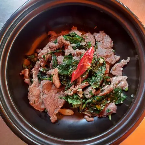 Hình ảnh bò xào lá lốt