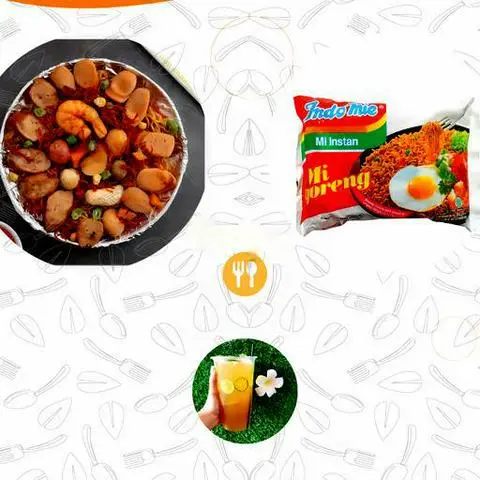 Hình ảnh Mì trộn đặc biệt 2 mì - kèm 1 trà tắc