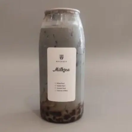 Hình ảnh Bamboo charcoal milktea 