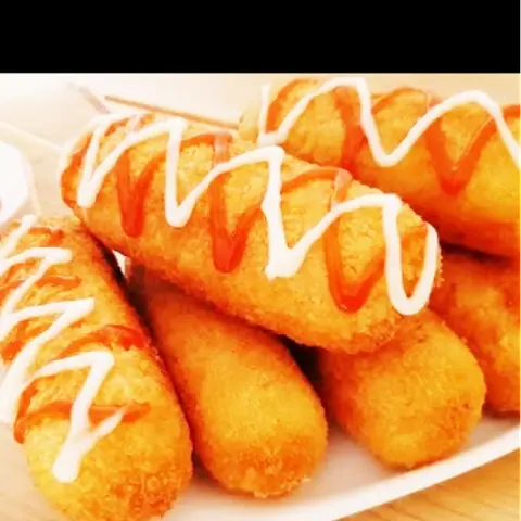 Hình ảnh hotdog xúc xích phô mai 