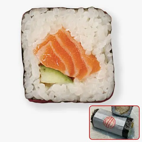 Hình ảnh Cá hồi sashimi dưa leo - Salmon Cucumber
