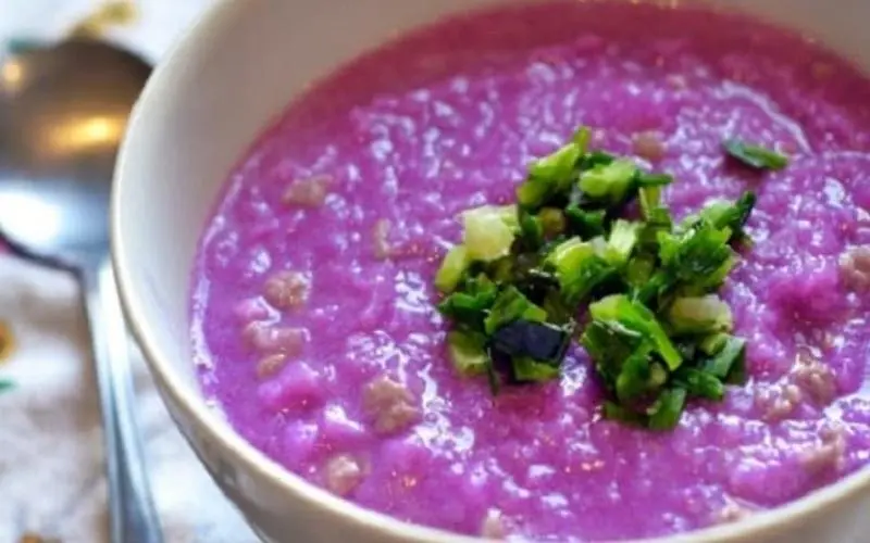 Hình ảnh Canh khoai mỡ thịt bằm