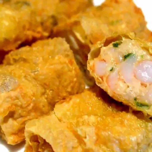Hình ảnh Tàu hũ ky tôm chiên