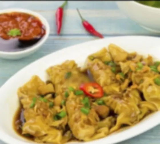 Hình ảnh Sủi cảo sốt dầu hào