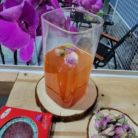 Hình ảnh Trà ngủ ngon mật ong nhụy hoa nghệ tây saffron đông trùng 