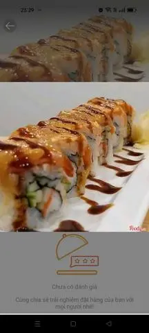 Hình ảnh Cuộn Cá Hồi khè sốt _roll