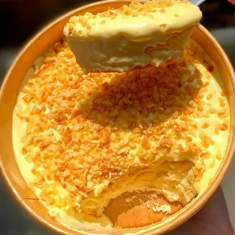 Hình ảnh Blan kem trứng dừa nướng