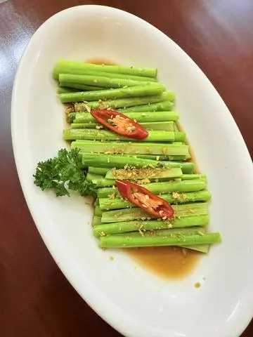 Hình ảnh Măng tây hấp xì dầu