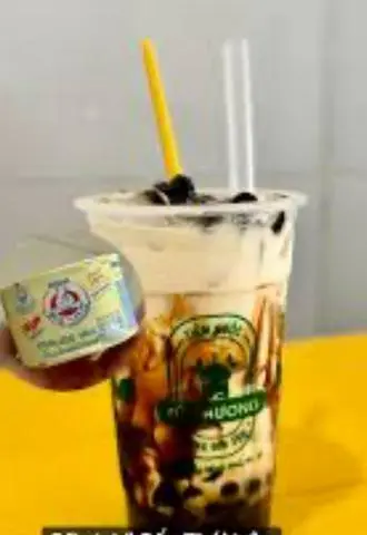 Hình ảnh sữa gấu trân châu đường đen
