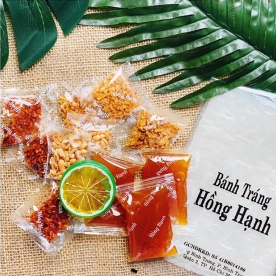 Hình ảnh Bánh tráng sate tắc