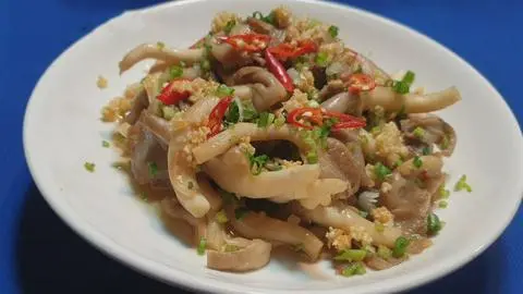 Hình ảnh bào ngư xào 