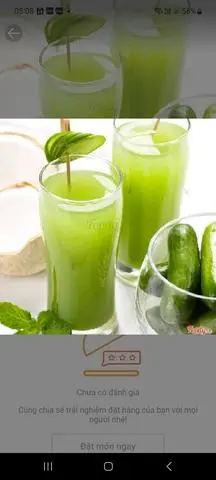 Hình ảnh Nước ép dưa chuột  + bí xanh