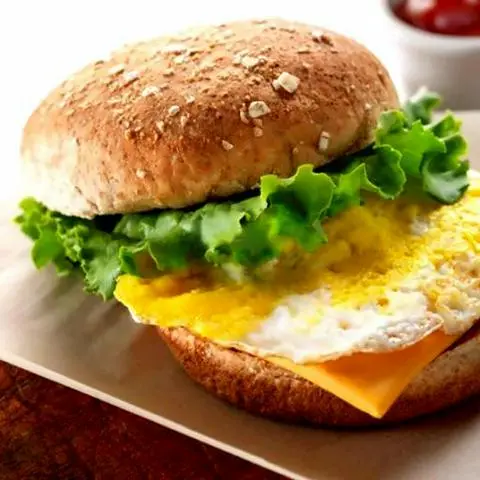 Hình ảnh Hambuger trứng