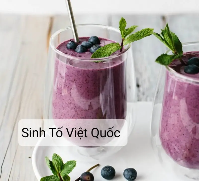 Hình ảnh Sinh tố Việt Quất