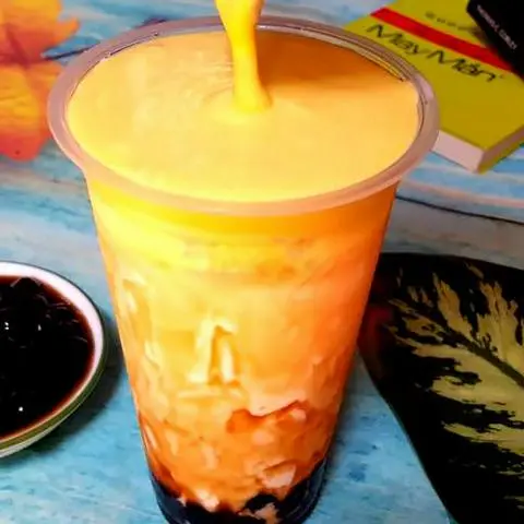 Hình ảnh Sữa Tươi Trân Châu Đường Đen (Kem Trứng) Size L