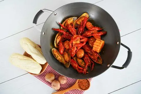 Hình ảnh Combo crawfish - vẹm xanh Newzealand