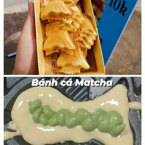 Hình ảnh Bánh cá matcha