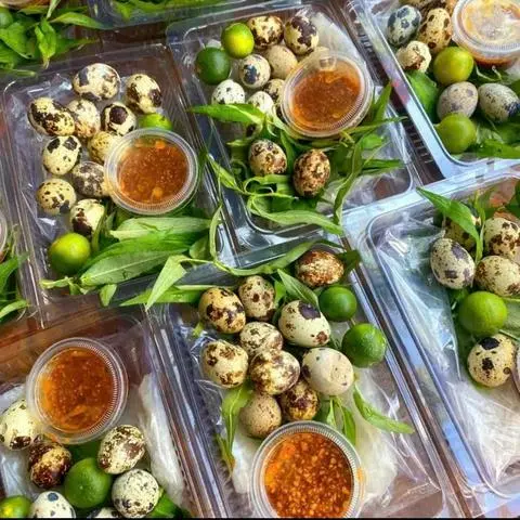 Hình ảnh Bánh tráng chấm muối sệt 10 trứng
