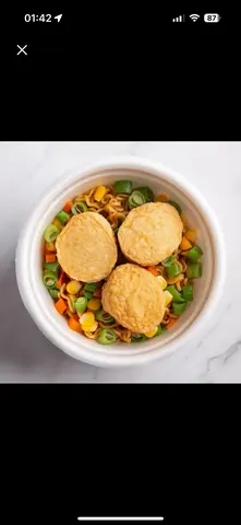 Hình ảnh Mì Trộn Rau Củ + Đậu Hủ Cá Phô Mai (3v)