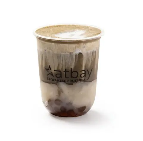 Hình ảnh Hojicha latte mãng cầu