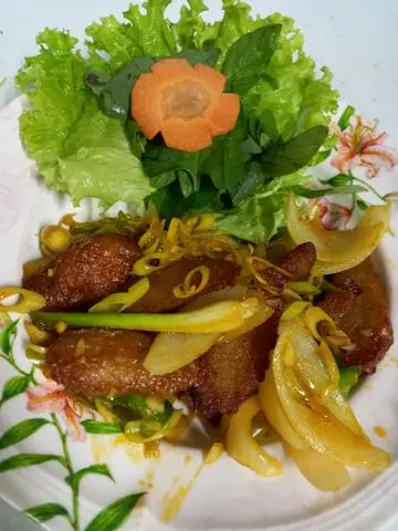 Hình ảnh Gà sả ớt chay