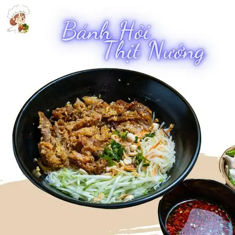 Hình ảnh Bánh Hỏi Thịt Nướng