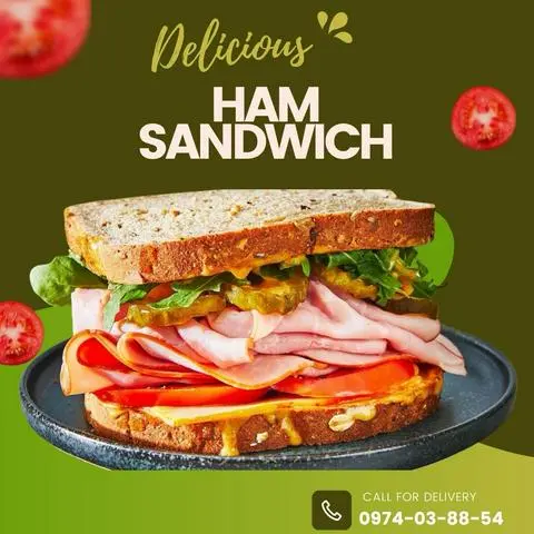Hình ảnh Sandwich Bơ, Ham