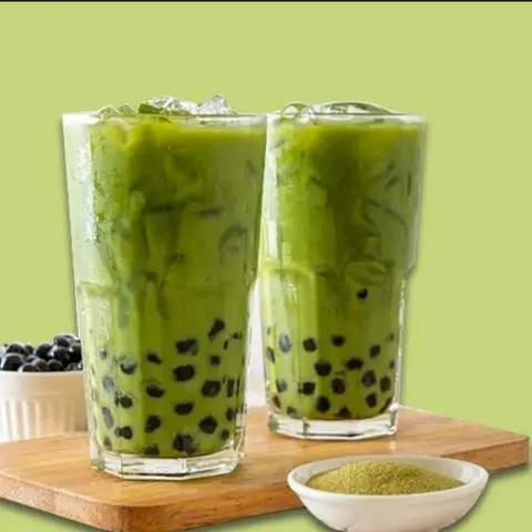 Hình ảnh Trà sữa Thái xanh trân châu 