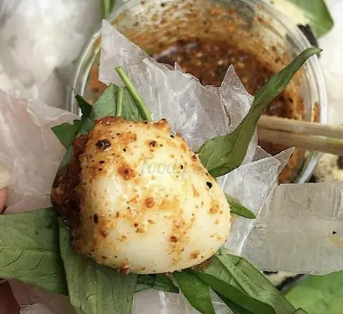 Hình ảnh Bánh tráng chấm trứng