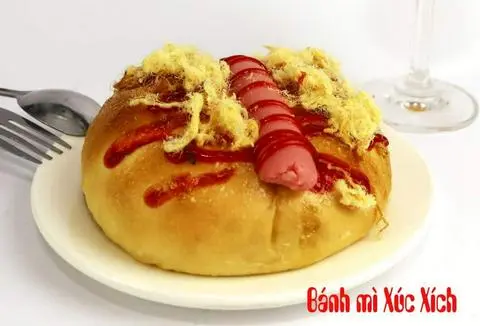 Hình ảnh Bánh mì xúc xích 