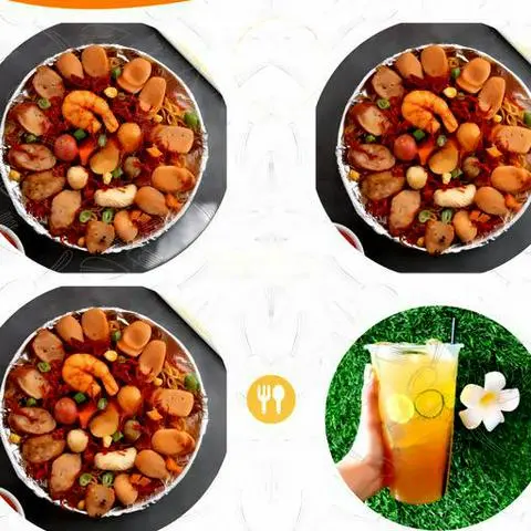 Hình ảnh 3 mì trộn đặc biệt - kèm 3 trà tắc
