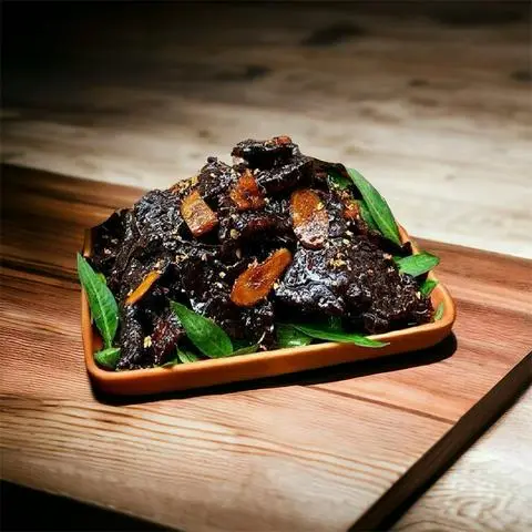 Hình ảnh KHÔ BÒ ĐEN VỊ NGỌT 100GR