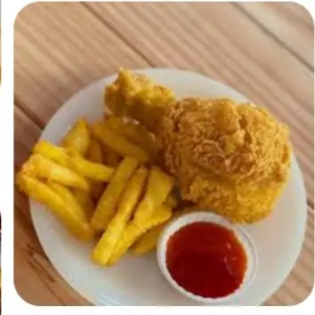 Hình ảnh Đùi gà - Khoai tây