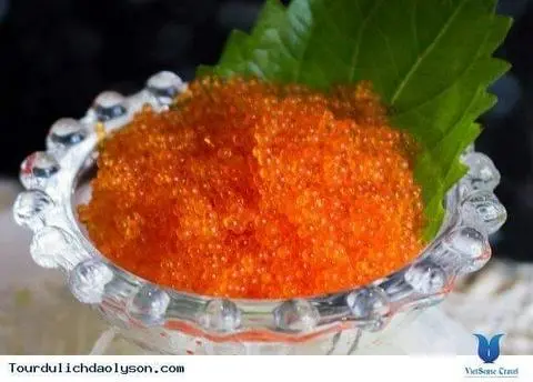 Hình ảnh Tobiko sashimi