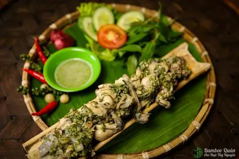 Hình ảnh Ếch nướng Bamboo