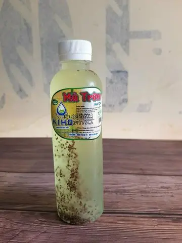 Hình ảnh nước mủ trôm hạt chia 