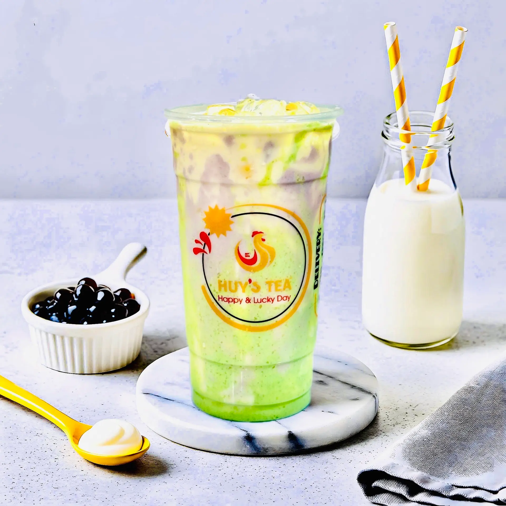 Hình ảnh Trà Sữa Cốm Khoai Môn 
