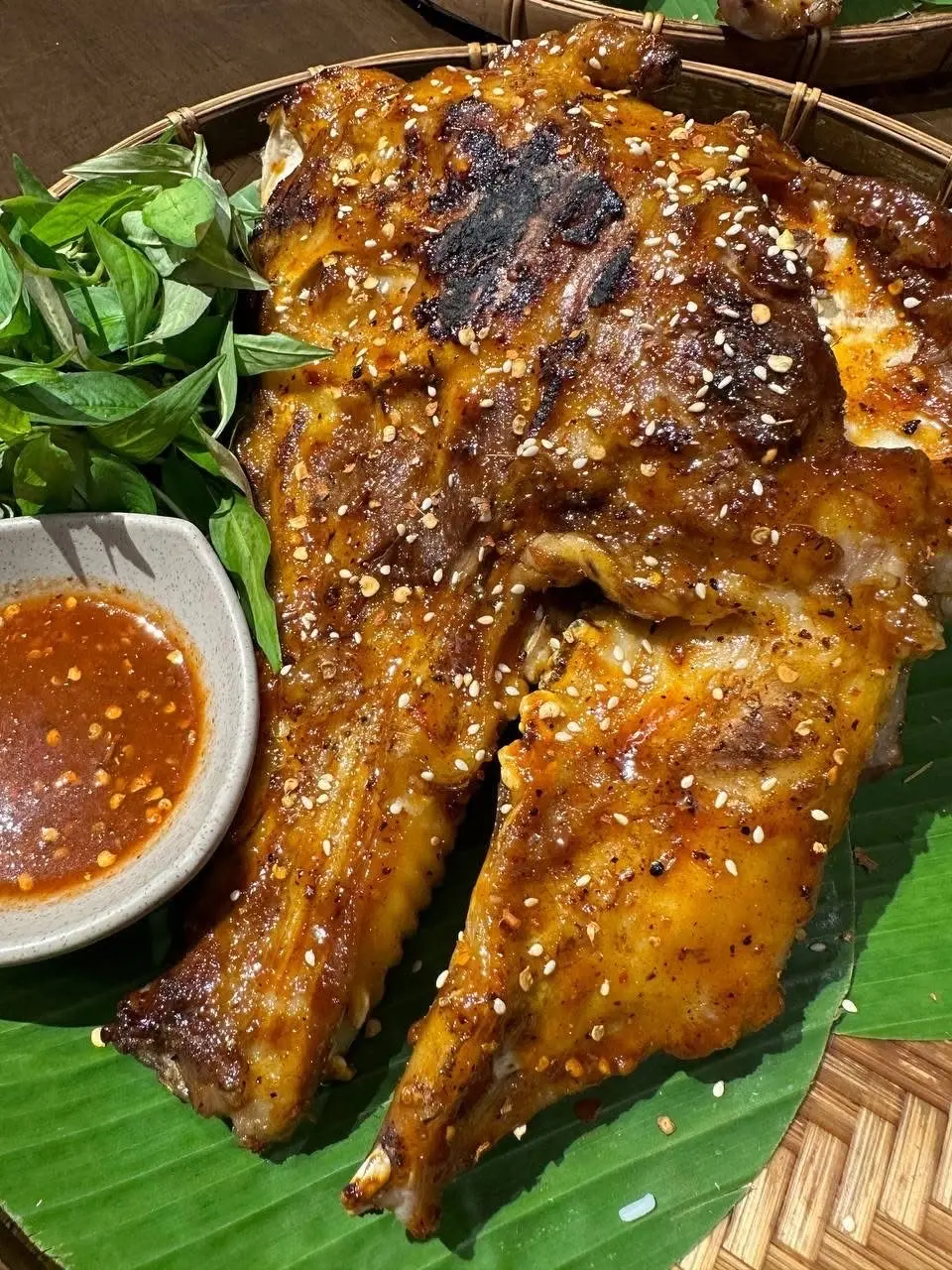 Hình ảnh má héo nướng