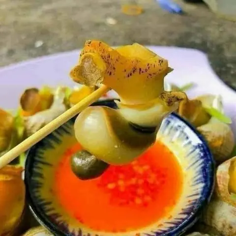 Hình ảnh ốc  bu lót hấp thái một con