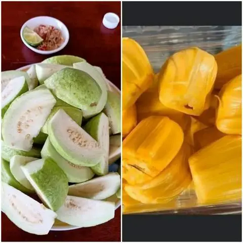 Hình ảnh Ổi và Mít Muối Tây Ninh lạnh ngon 500gr